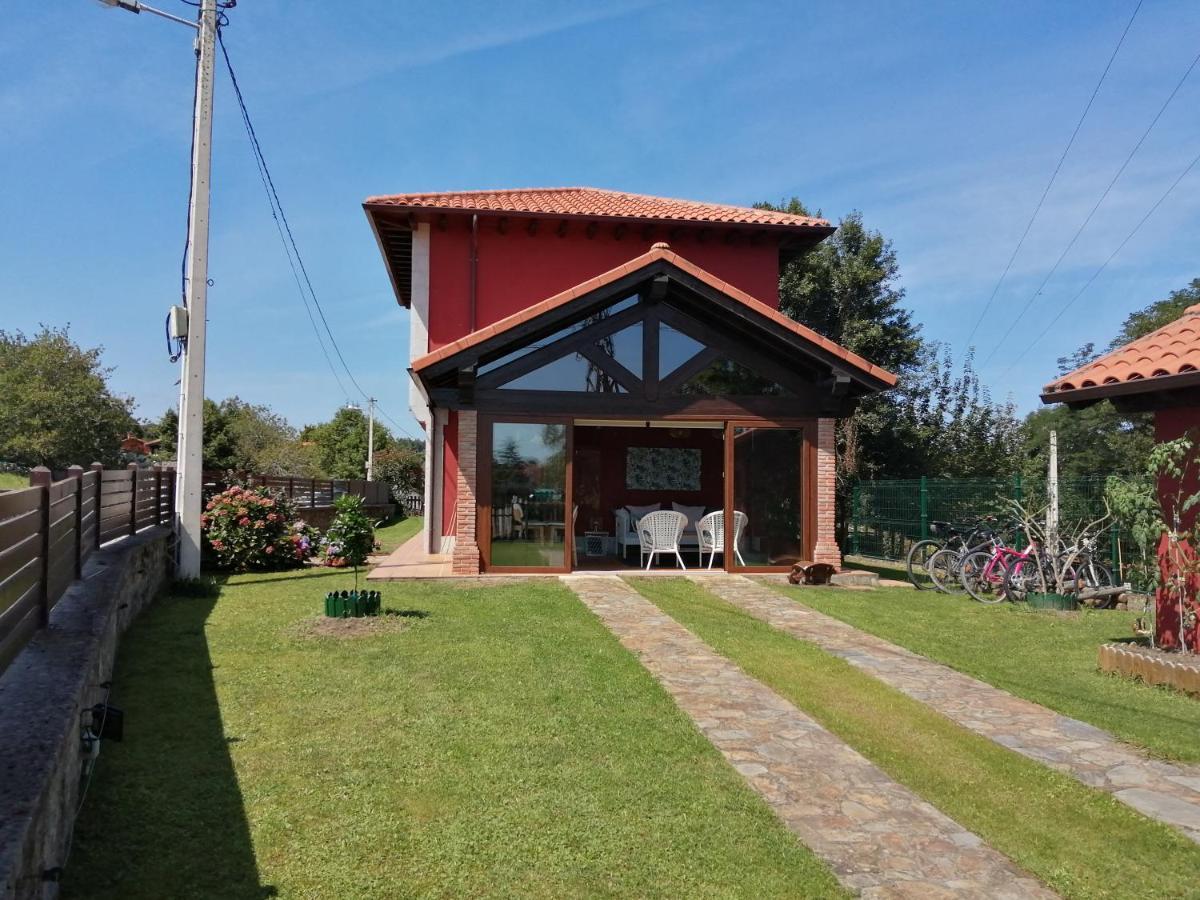 La Casa Roja Asturias Villa Hontoria Eksteriør bilde